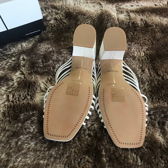 🆕 DOLCE VITA Delana Slide Off White NIB | 7.5 - Picture 4 of 6